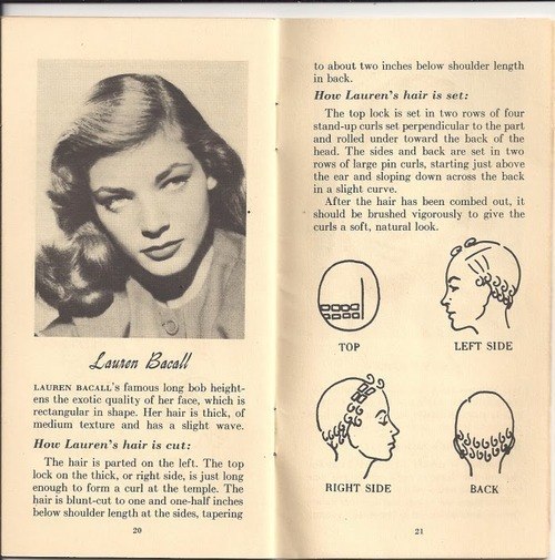 Vintage Celebrity Hairstyles on 1940s and 1950s
